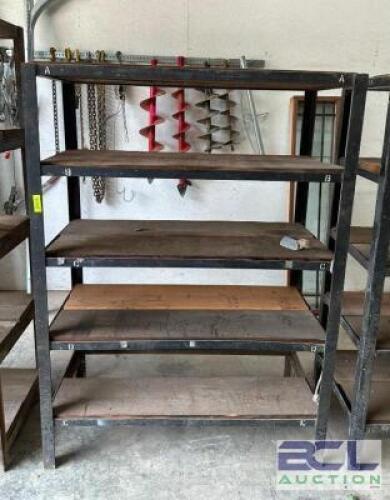 METAL SHELVING UNIT