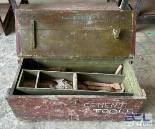 TOOLBOX WITH ASSORTED HAND TOOLS