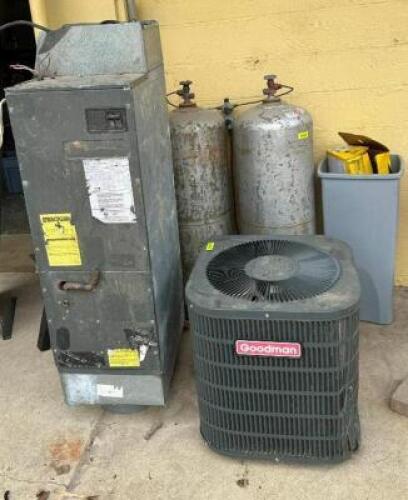 AIR CONDITIONER UNIT AND EXHAUST SYSTEM