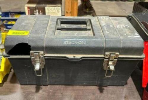 TOOLBOX WITH ASSORTED HAND TOOLS