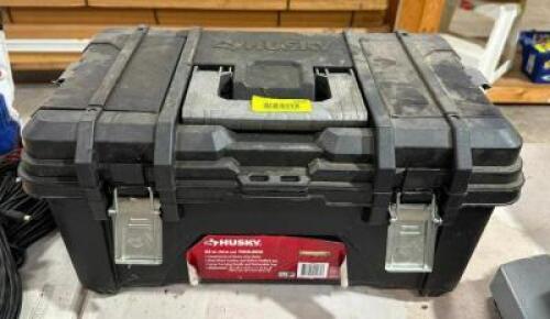 TOOLBOX WITH ASSORTED HAND TOOLS