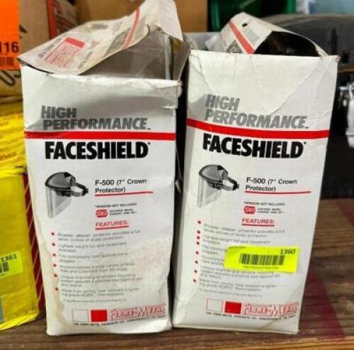 (2) - PERFORMANCE FACE SHIELDS