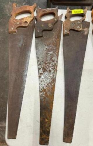 (3) - HAND SAWS