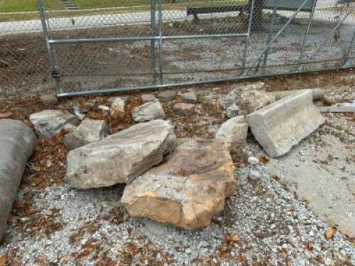 ASSORTED LANDSCAPE ROCKS AND BOULDERS