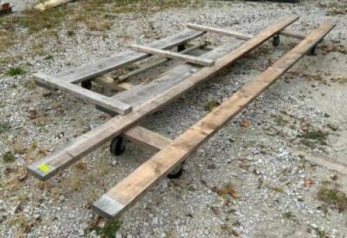 (2) - ROLLING PANNEL CARTS