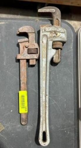 (2) - PIPE WRENCHES
