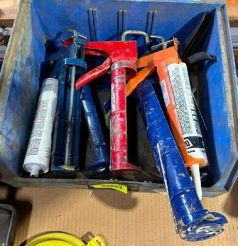 ASSORTED CALK GUNS