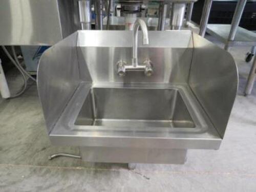 DESCRIPTION WALL MOUNTED STAINLESS HAND SINK. ADDITIONAL INFORMATION TOOLS REQUIRED FOR REMOVAL. LOCATION KITCHEN QTY 1