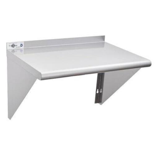 DESCRIPTION 24" X 18" STAINLESS WALL SHELF LOCATION KITCHEN QTY 1