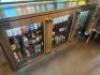 DESCRIPTION PERLICK 84" STAINLESS GLASS DOOR BACK BAR COOLER. ( LIKE NEW ) BRAND / MODEL: PERLICK BBS84-RF-G-Y-X-H1 ADDITIONAL INFORMATION SN# 1912122 - 4