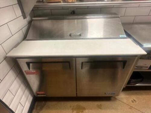 DESCRIPTION TURBO AIR 48" SANDWICH PREP COOLER BRAND / MODEL: TURBO AIR MST-48 ADDITIONAL INFORMATION 115 VOLT, 1 PHASE. IN GOOD WORKING ORDER. SIZE 4