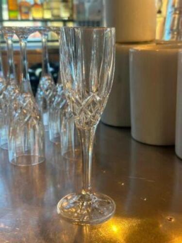 DESCRIPTION (7) - CHAMPAGNE GLASSES THIS LOT IS: SOLD BY THE PIECE LOCATION BAR QTY 7