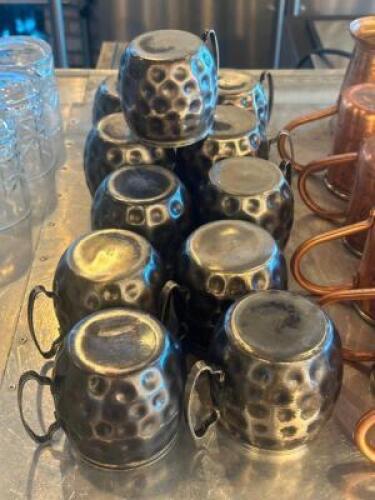 DESCRIPTION (11) - MOSCOW MULE MUGS THIS LOT IS: SOLD BY THE PIECE LOCATION BAR QTY 11