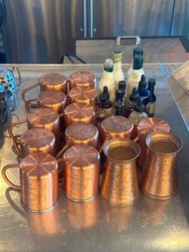 DESCRIPTION (14) - MOSCOW MULE MUGS THIS LOT IS: SOLD BY THE PIECE LOCATION BAR QTY 14