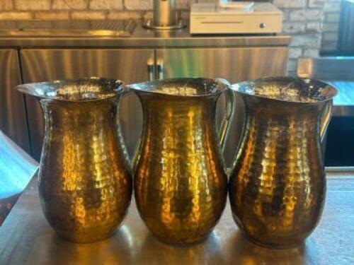 DESCRIPTION (3) - STAINLESS PITCHERS THIS LOT IS: SOLD BY THE PIECE LOCATION BAR QTY 3