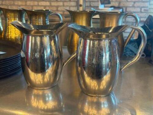 DESCRIPTION (2) - STAINLESS PITCHERS THIS LOT IS: SOLD BY THE PIECE LOCATION BAR QTY 2