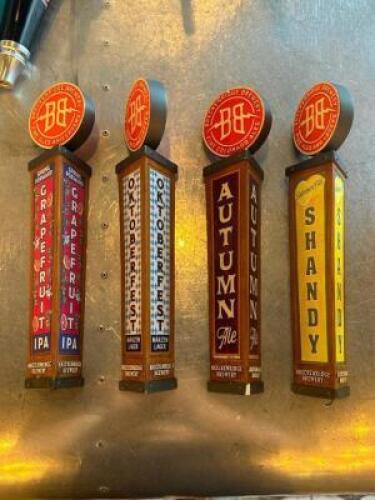 DESCRIPTION (4) - TAP HANDLES THIS LOT IS: SOLD BY THE PIECE LOCATION BAR QTY 4
