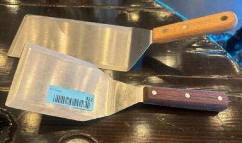 DESCRIPTION (2) HEAVY DUTY STAINLESS TURNERS THIS LOT IS: SOLD BY THE PIECE LOCATION BAR QTY 2