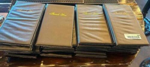 DESCRIPTION (1) LOT OF BILL BOOKS ADDITIONAL INFORMATION APPROX 20 THIS LOT IS: ONE MONEY LOCATION BAR QTY 1