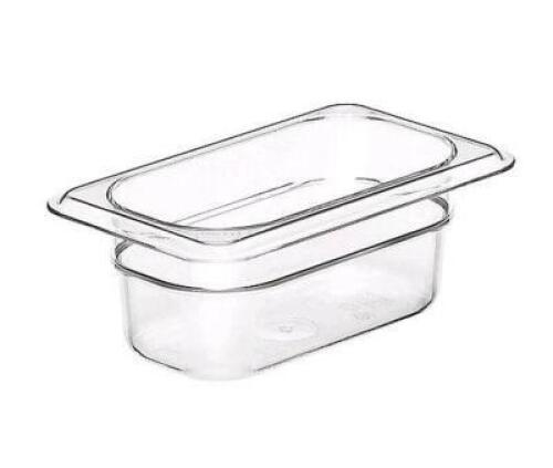 DESCRIPTION (18) 1/9TH SIZE PLASTIC INSERTS ADDITIONAL INFORMATION 4" DEEP LOCATION BAR QTY 18