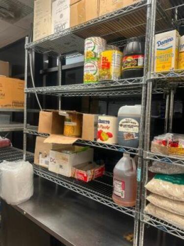 DESCRIPTION 48" X 14" THREE TIER WIRE RACK ADDITIONAL INFORMATION CONTENTS ARE NOT INCLUDED SIZE 48" X 14" X 5' LOCATION KITCHEN QTY 1