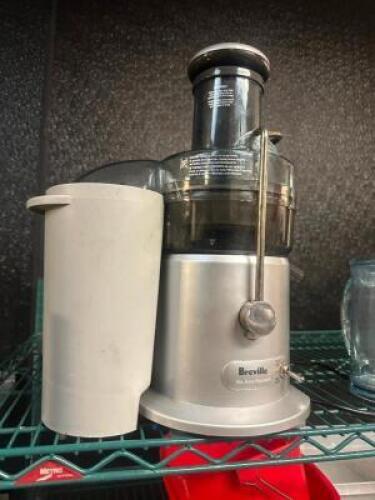 DESCRIPTION BREVILLE HOUSE HOLD JUICER BRAND / MODEL: BREVILLE LOCATION KITCHEN QTY 1