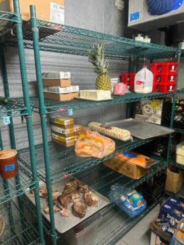 DESCRIPTION 60" X 24" FIVE TIER POLY COATED WIRE SHELF ADDITIONAL INFORMATION CONTENTS ARE NOT INCLUDED LOCATION KITCHEN QTY 1