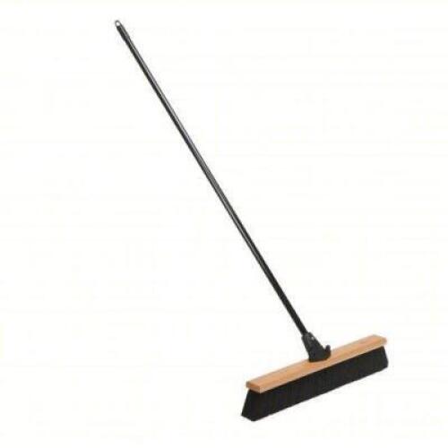 DESCRIPTION: (2) PUSH BROOM BRAND/MODEL: ABILITY ONE #38EV87 INFORMATION: STIFF, SYNTHETIC, BLACK BRISTLE SIZE: 24 IN SWEEP FACE, 3 1/4 IN BRISTLE LG
