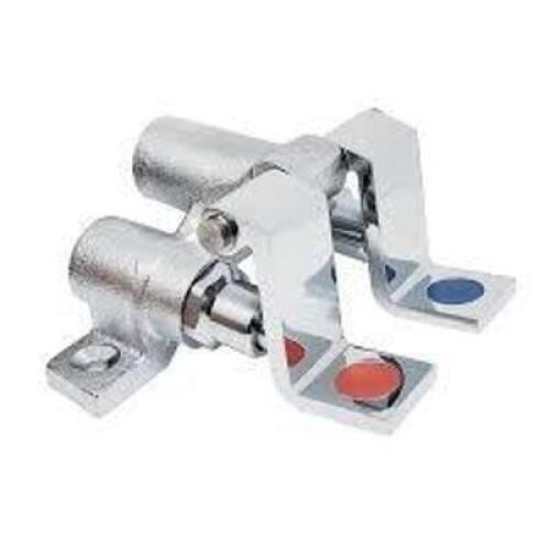 DESCRIPTION: (2) DOUBLE FOOT OPERATED VALVE BRAND/MODEL: DOMINION FAUCETS #79-9222 INFORMATION: COLORED FOOT PEDALS, PUSH BUTTON CARTRIDGE SIZE: 5-1/2