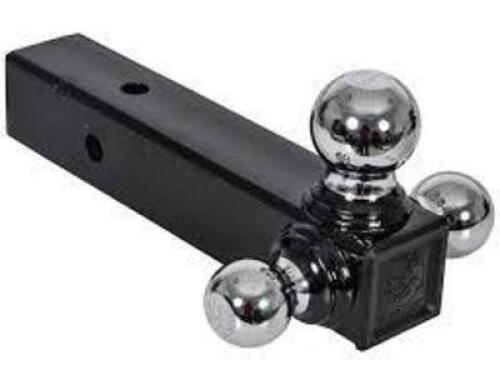DESCRIPTION: (1) TRI-BALL HITCH BRAND/MODEL: BUYERS INFORMATION: CHROME TOWING BALLS, SOLID SIZE: 2" RECEIVER RETAIL$: $79.27 EA QTY: 1