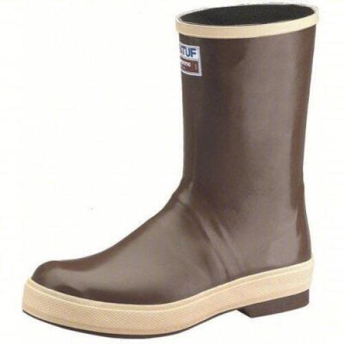 DESCRIPTION: (1) PAIR OF RUBBER BOOTSBRAND/MODEL: XTRATUF #6PPL6INFORMATION: BROWN, OIL-RESISTANT SOLESIZE: 12RETAIL$: $158.41 EAQTY: 1