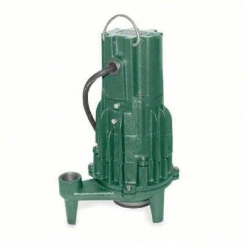 DESCRIPTION: (1) GRINDER PUMP BRAND/MODEL: ZOELLER #6JGX0 INFORMATION: VERTICAL, SINGLE PHASE, 2 HP, 230V AC, 46 GPM @ 10' OF HEAD, 1 1/4 IN FNPT RETA