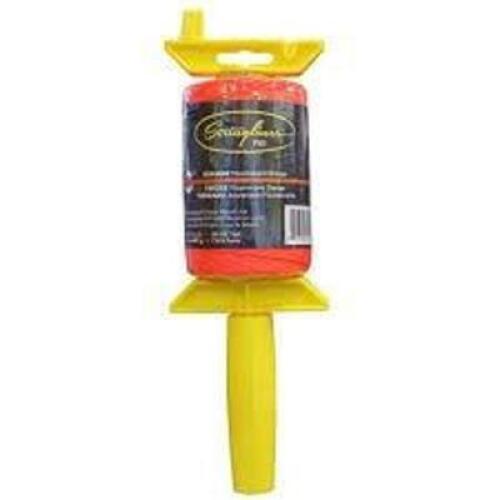 DESCRIPTION: (2) ROLLS OF BRAIDED MASON LINE BRAND/MODEL: STRINGLINER PRO INFORMATION: FLUORESCENT ORANGE SIZE: 500' RETAIL$: $49.99 EA QTY: 2