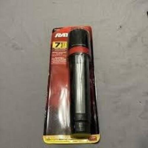 DESCRIPTION: (4) FLASHLIGHTS BRAND/MODEL: RAYOVAC #R3DC INFORMATION: BLACK RETAIL$: $15.00 EA QTY: 4