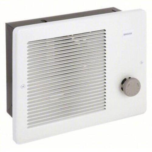 DESCRIPTION: (1) RECESSED ELECTRIC WALL MOUNT HEATER BRAND/MODEL: BROAN #5EFP7 INFORMATION: 1125/1500/750 W/1500 W, 120/208/240V AC, 1 PHASE, WHITE RE