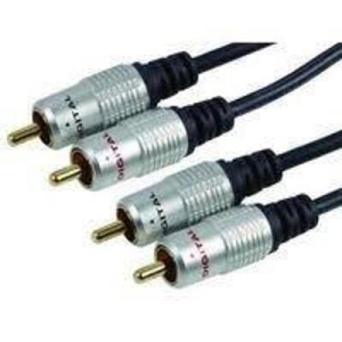 DESCRIPTION: (25) AUDIO CABLES BRAND/MODEL: MULTICOMP #24-12492 RETAIL$: $5.53 EA QTY: 25