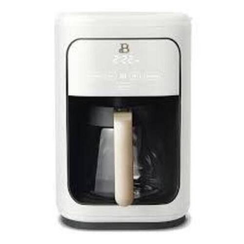 DESCRIPTION: (1) PROGRAMMABLE COFFEE POT BRAND/MODEL: BEAUTIFUL INFORMATION: WHITE SIZE: 14 CUP RETAIL$: $59.00 EA QTY: 1