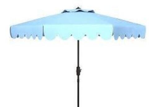 DESCRIPTION: (1) OUTDOOR UMBRELLA BRAND/MODEL: SAFAVIEH #PAT8010U RETAIL$: $220.00 EA QTY: 1