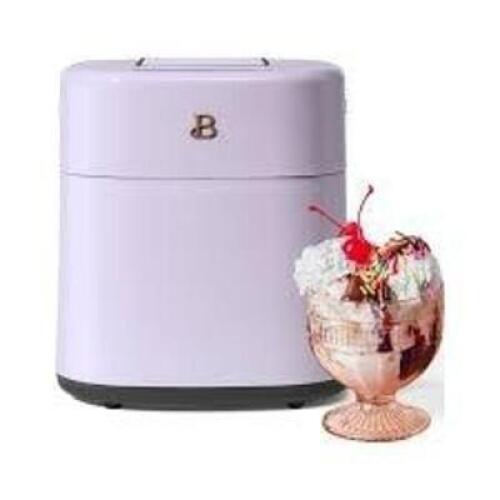DESCRIPTION: (1) ICE CREAM MAKER BRAND/MODEL: BEAUTIFUL INFORMATION: LAVENDER SIZE: 1.5 QT RETAIL$: $54.98 EA QTY: 1