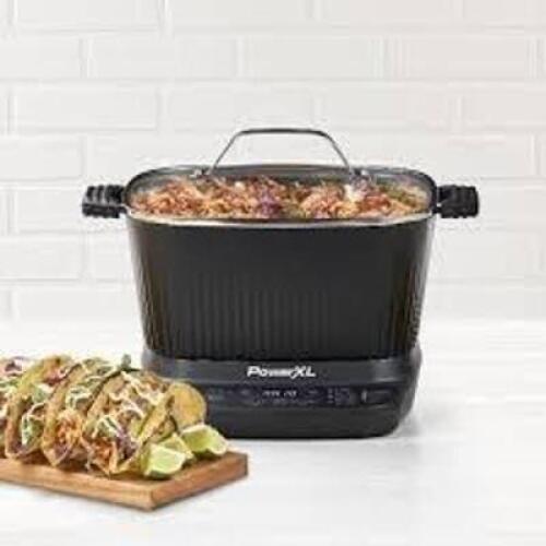DESCRIPTION: (1) STIRMAX MULTICOOKER BRAND/MODEL: POWER XL SIZE: 7.5 QT RETAIL$: $140.99 EA QTY: 1