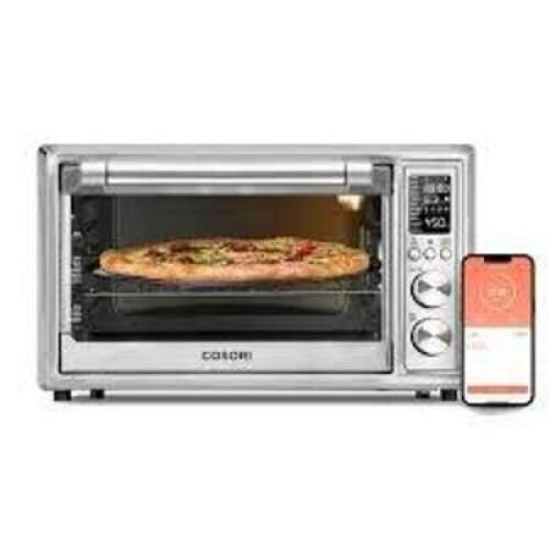 DESCRIPTION: (1) AIR FRYER TOASTER OVEN BRAND/MODEL: COSORI INFORMATION: STAINLESS STEEL, BLUETOOTH RETAIL$: $179.99 EA QTY: 1