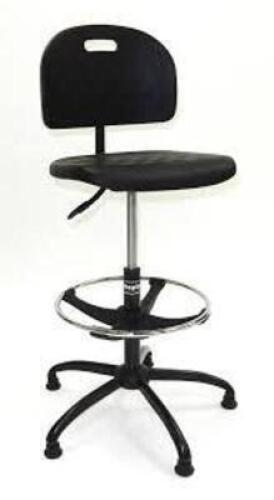 DESCRIPTION: (1) SHOP CHAIR WORKBENCH BRAND/MODEL: SHOPSOL #1010275 INFORMATION: BLACK RETAIL$: $215.00 EA QTY: 1