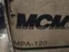 DESCRIPTION: (1) AUDIO MIXER BRAND/MODEL: MCM CUSTOM AUDIO #MPA-120 RETAIL$: $1,449.73 EA QTY: 1 - 3