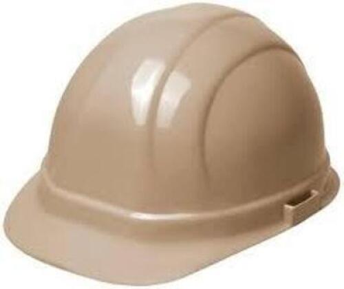 DESCRIPTION: (1) BOX OF APPROX (20) HARD HATS BRAND/MODEL: OMEGA INFORMATION: BEIGE RETAIL$: $19.99 PER HAT QTY: 1