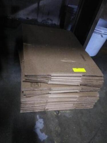 DESCRIPTION: (1) STACK OF APPROX (20) CARDBOARD MOVING BOXESINFORMATION: MUST COME IN AND INSPECTQTY: 1