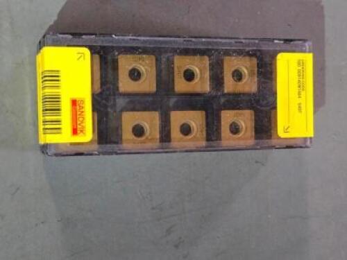 DESCRIPTION: (30) CARBIDE MILLING INSERTS BRAND/MODEL: SANDVIK COROMANT 180_009140N1464 S40T INFORMATION: 690-14016M-E-SL RETAIL$: 692 QTY: 30