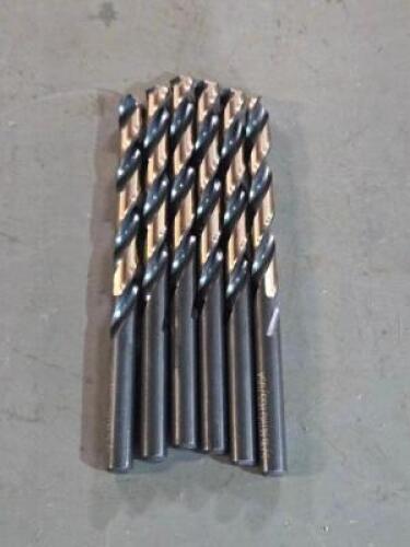 DESCRIPTION: (5) HD JOBBER DRILL BITS BRAND/MODEL: NITRO 40N120 SIZE: 5/16" RETAIL$: 95.3 QTY: 5