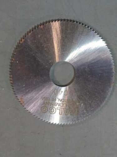 DESCRIPTION: (1) HSS JEWLERS SAW BRAND/MODEL: MADE IN USA 73294407 SIZE: 2" DIA 0.04" THICK RETAIL$: 20.48 QTY: 1