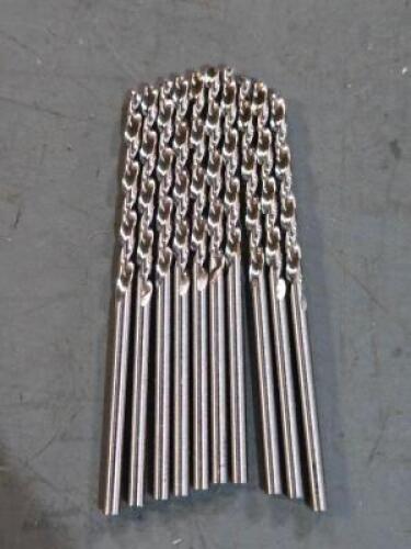 DESCRIPTION: (10) HSS JOBBER DRILL BITS BRAND/MODEL: WALTER TITEX A1211-2.15 SIZE: 2.15mm RETAIL$: 38.5 QTY: 10