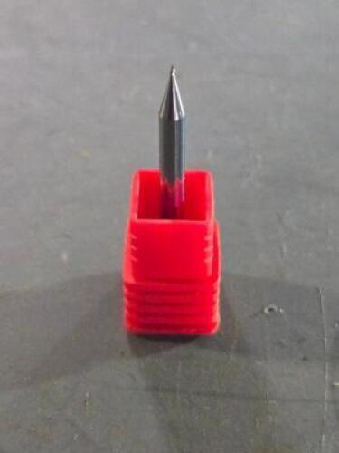 DESCRIPTION: (1) SOLID CARBIDE SQ END MILL BRAND/MODEL: ACCUPRO 37290475 SIZE: 0.0150" DIA RETAIL$: 20.53 QTY: 1